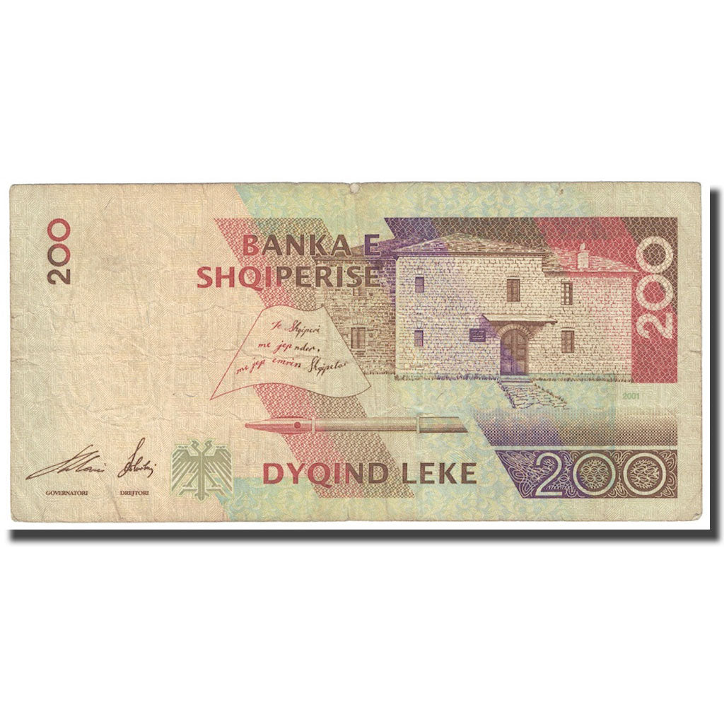 Banknote, Albania, 200 Lekë, 2001, KM:67, F(12-15)