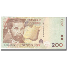 Geldschein, Albania, 200 Lekë, 2001, KM:67, S+