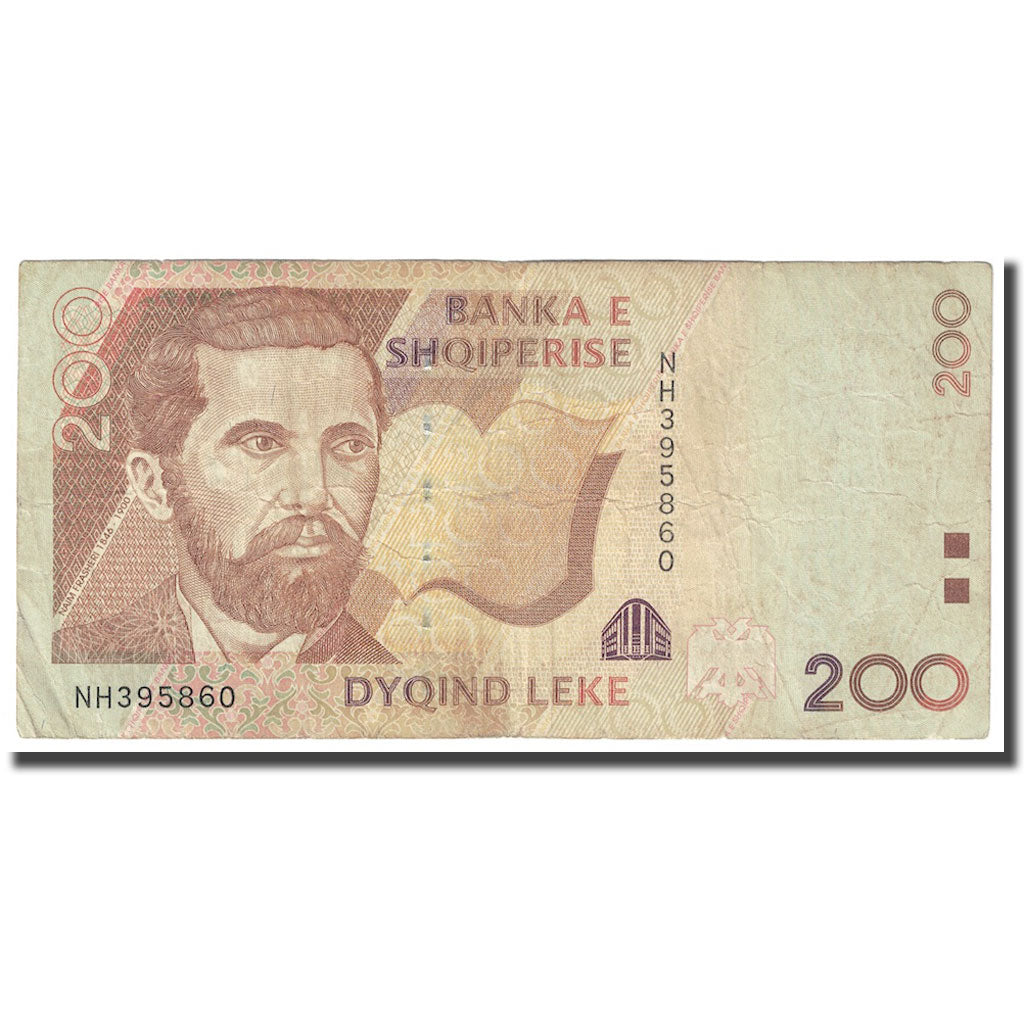 Geldschein, Albania, 200 Lekë, 2001, KM:67, S