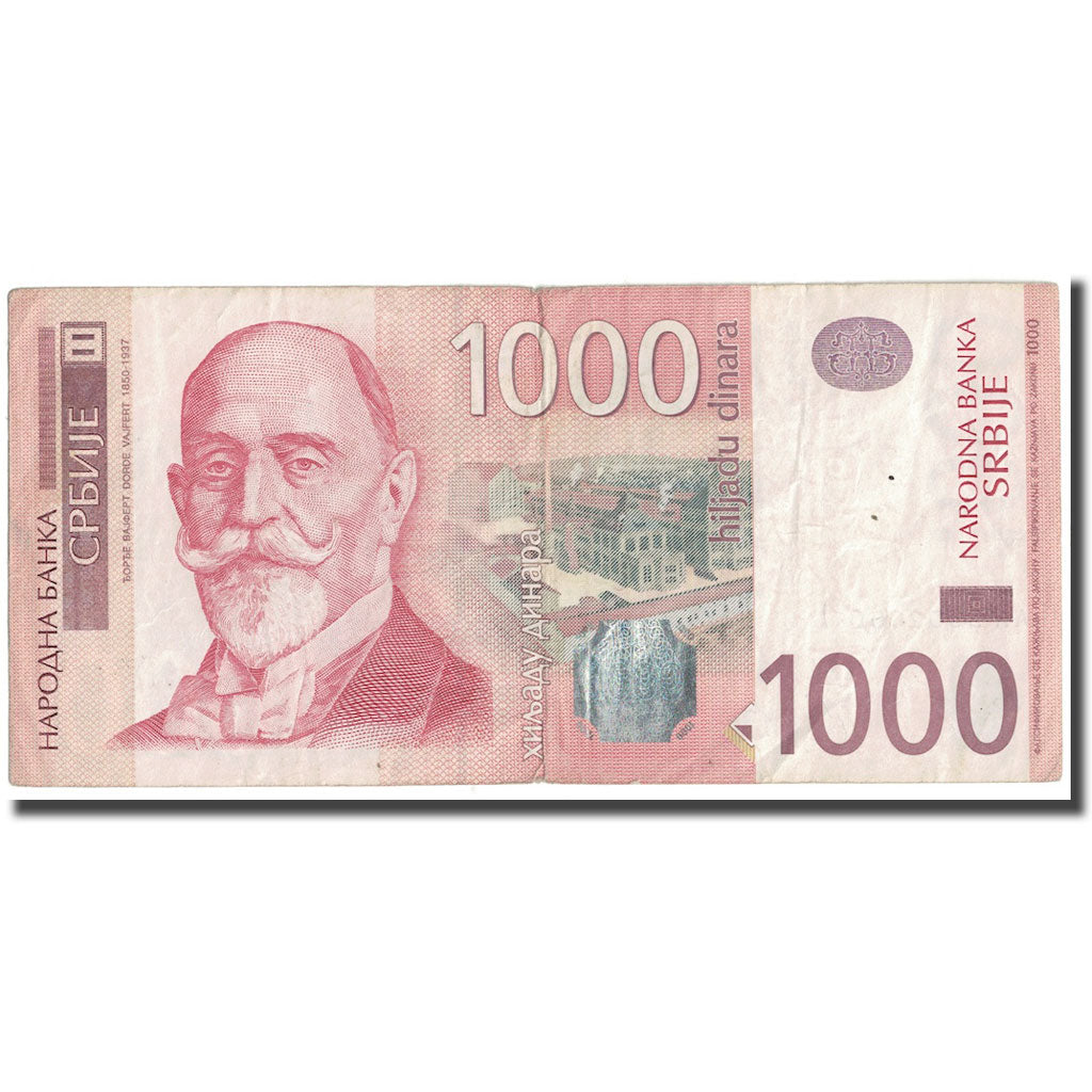 Banconote, Serbia, 1000 Dinara, 2003, KM:44b, MB+