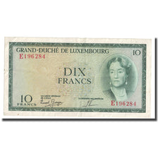 Banconote, Lussemburgo, 10 Francs, Undated (1954), KM:48a, BB+