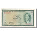 Banconote, Lussemburgo, 10 Francs, Undated (1954), KM:48a, BB+