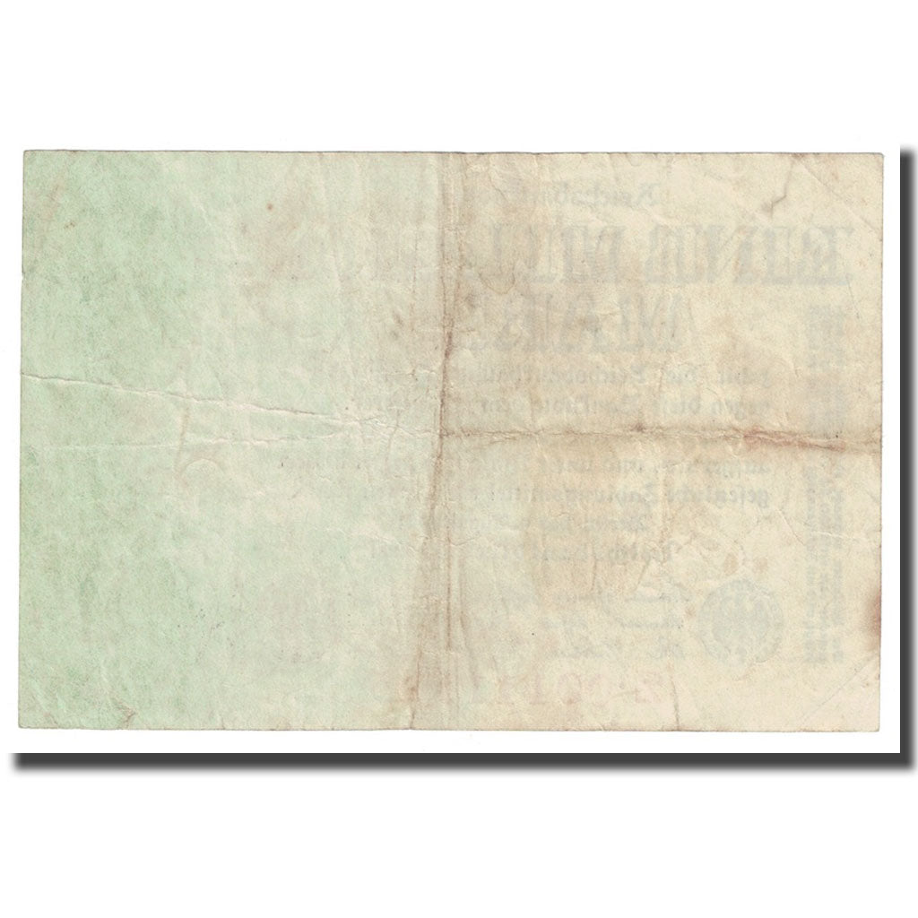 Banknote, Germany, 1 Million Mark, 1923, 1923-08-09, KM:102a, EF(40-45)