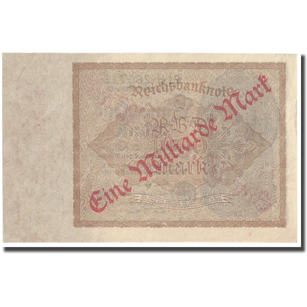 Nota, Alemanha, 1 Milliarde Mark on 1000 Mark, 1922, 1922-12-15, KM:113a