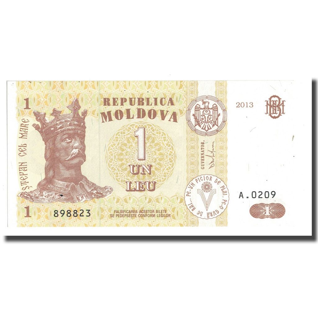 Billet, Moldova, 1 Leu, 2013, NEUF
