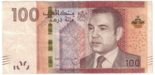 Billete, 100 Dirhams, 2012, Marruecos, Undated (2012), MBC