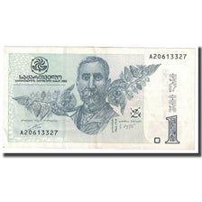 Banconote, Georgia, 1 Lari, 2002, KM:68a, MB+