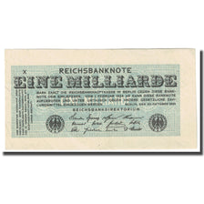 Nota, Alemanha, 1 Milliarde Mark, 1923, 1923-10-20, KM:122, AU(55-58)