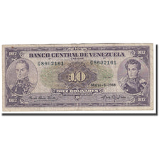 Billete, 10 Bolívares, 1968, Venezuela, 1968-03-05, KM:45e, RC+