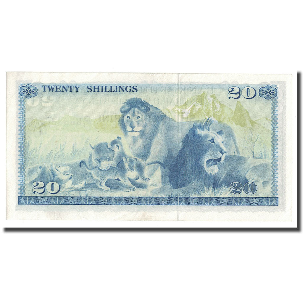 Banknote, Kenya, 20 Shillings, 1975, 1975-01-01, KM:13b, AU(50-53)