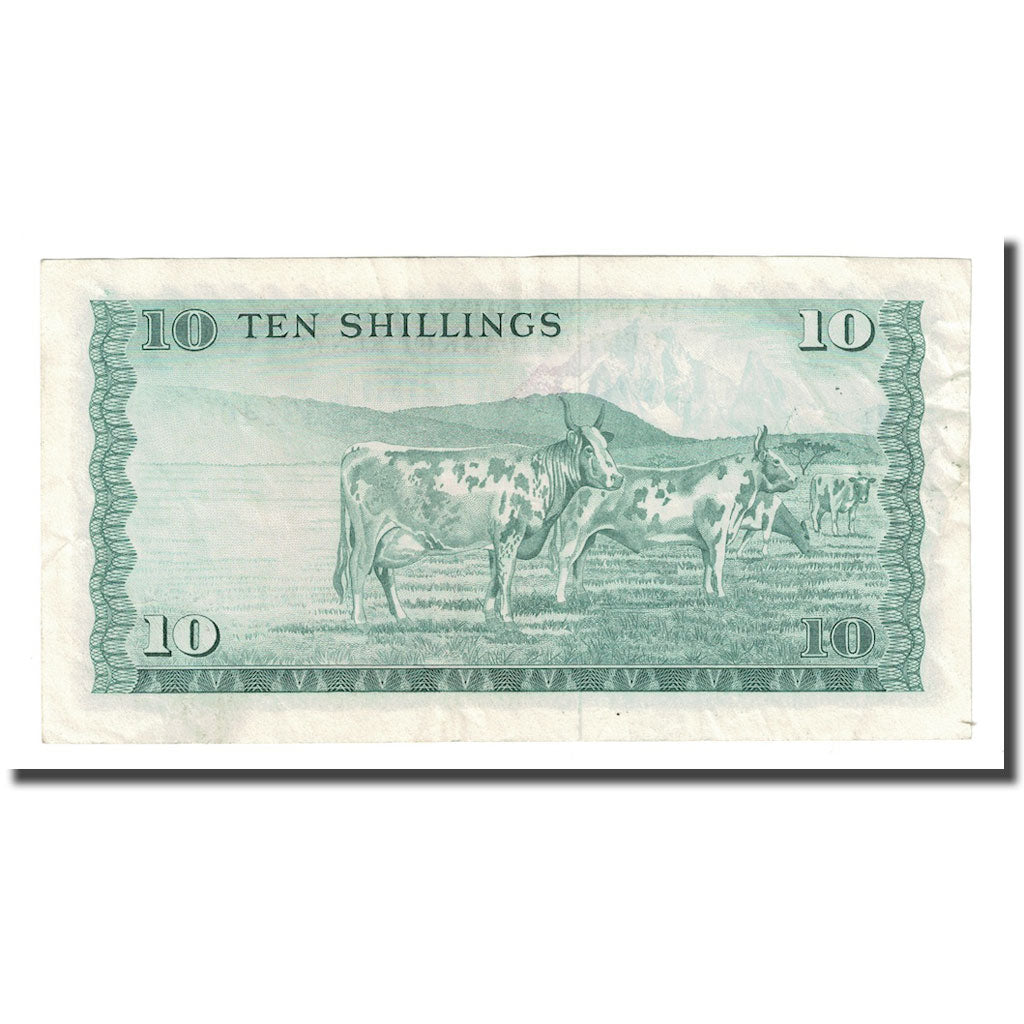 Banknote, Kenya, 10 Shillings, 1975, 1975-01-01, KM:12b, EF(40-45)