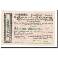Geldschein, Deutschland, 50 Milliarden Mark, 1923, 1923-10-24, VZ