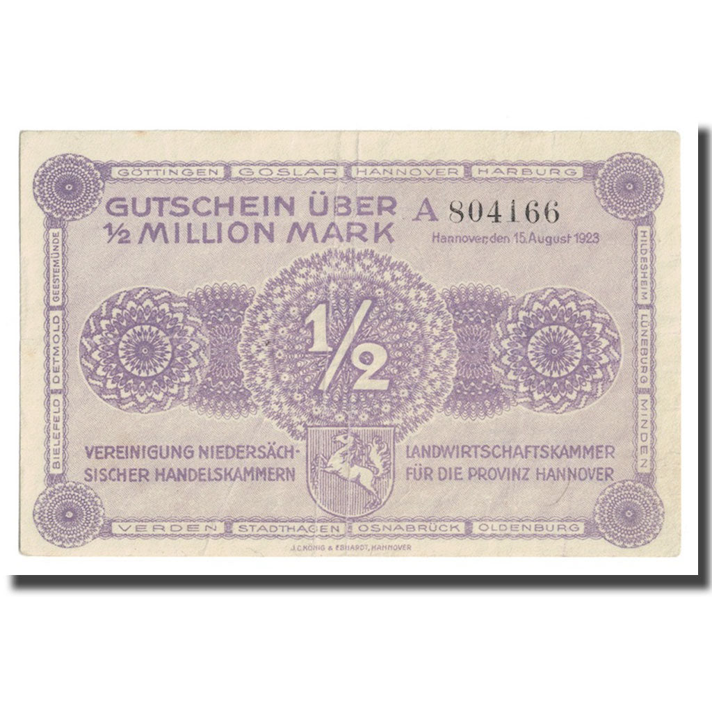 Geldschein, Deutschland, 500,000 Mark, 1923, 1923-08-15, S+