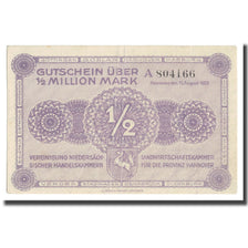 Banknot, Niemcy, 500,000 Mark, 1923, 1923-08-15, VF(30-35)