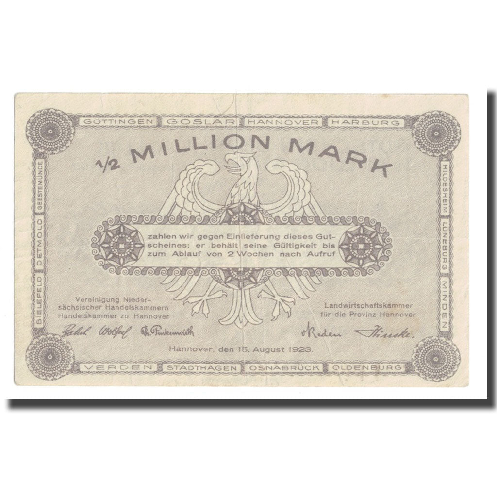 Geldschein, Deutschland, 500,000 Mark, 1923, 1923-08-15, S+