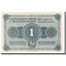 Geldschein, Deutschland, 1 Million Mark, 1923, 1923-08-15, KM:S1101, VZ+