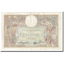 France, 100 Francs, Luc Olivier Merson, 1937, 1937-10-21, TB, Fayette:25.03