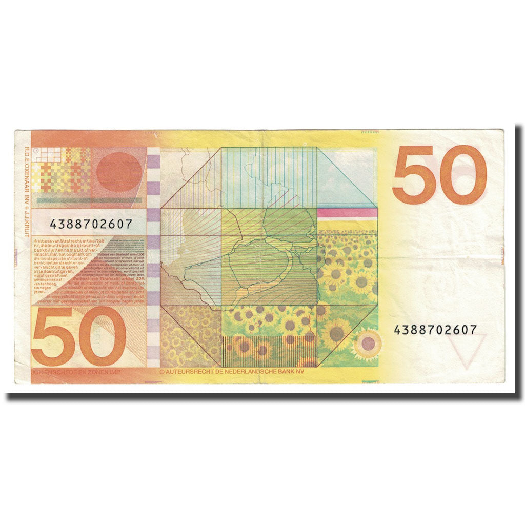 Geldschein, Niederlande, 50 Gulden, 1982, KM:96, S