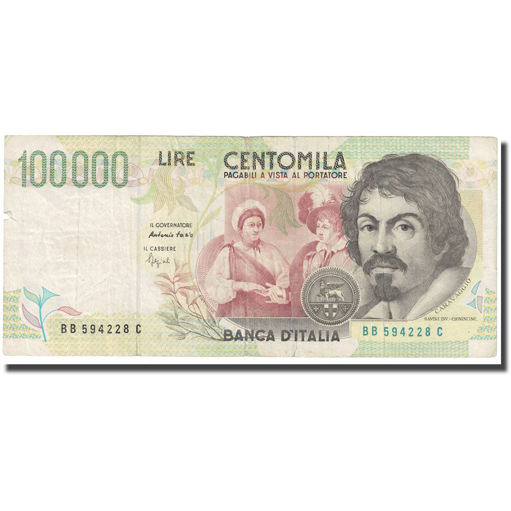 Billet, Italie, 100,000 Lire, 1994, 1994-05-06, KM:117a, TB