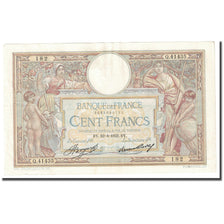 France, 100 Francs, Luc Olivier Merson, 1933, 1933-08-10, TB+, Fayette:24.12