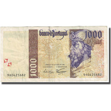 Nota, Portugal, 1000 Escudos, 1996, 1996-10-31, KM:188b, VF(20-25)