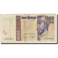 Banknot, Portugal, 1000 Escudos, 1996, 1996-10-31, KM:188b, F(12-15)