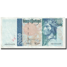 Nota, Portugal, 2000 Escudos, 1997, 1997-07-31, KM:189c, F(12-15)