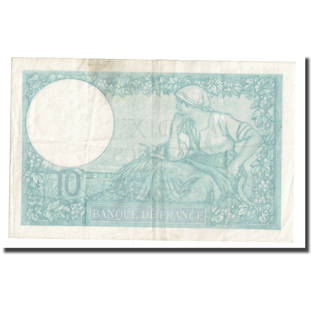Francja, 10 Francs, Minerve, 1940, 1940-11-21, EF(40-45), Fayette:7.21, KM:84