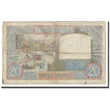França, 20 Francs, Science et Travail, 1941, 1941-08-28, VF(20-25)