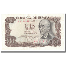 Billet, Espagne, 100 Pesetas, 1970, 1970-11-17, KM:152a, TTB+
