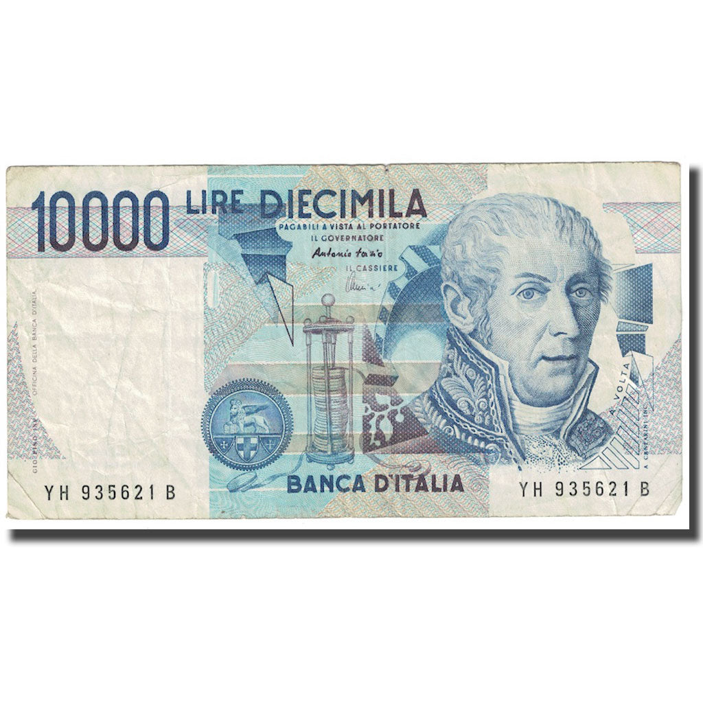 Billet, Italie, 10,000 Lire, 1984, 1984-09-03, KM:112d, B+