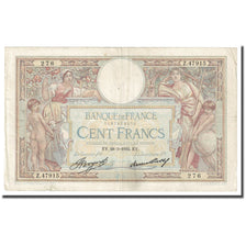 France, 100 Francs, Luc Olivier Merson, 1935, 1935-03-28, B+, Fayette:24.14