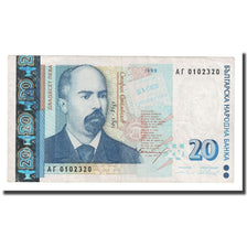 Banconote, Bulgaria, 20 Leva, 1999, KM:118a, MB