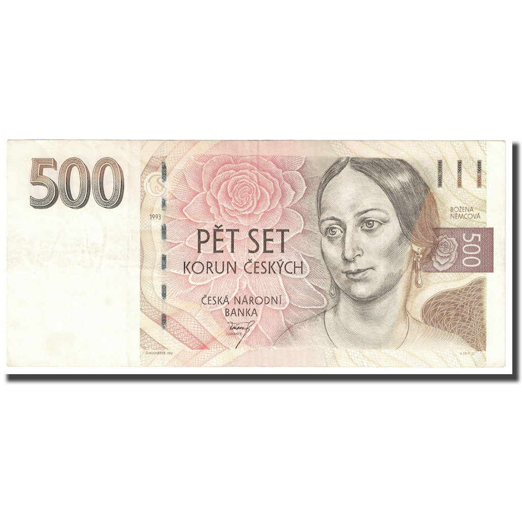 Banknote, Czech Republic, 500 Korun, 1993, KM:7a, EF(40-45)