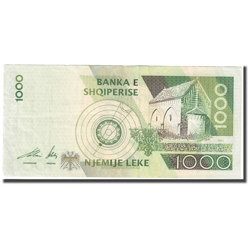 Banconote, Albania, 1000 Lekë, 2001, KM:69, SPL-
