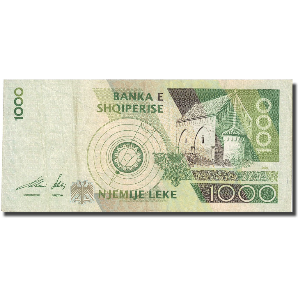 Banconote, Albania, 1000 Lekë, 2001, KM:69, MB