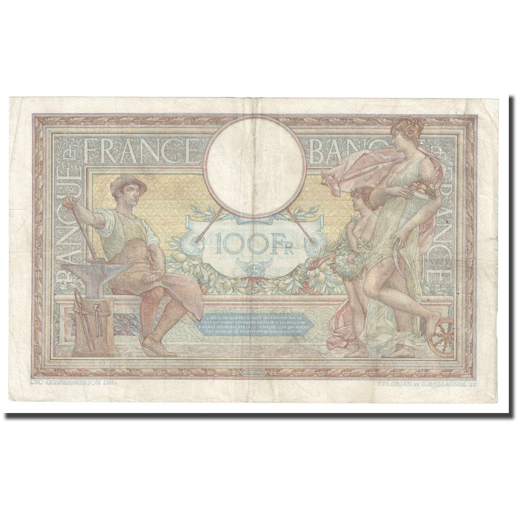 Francia, 100 Francs, Luc Olivier Merson, 1935, 1935-06-06, RC+, Fayette:24.14