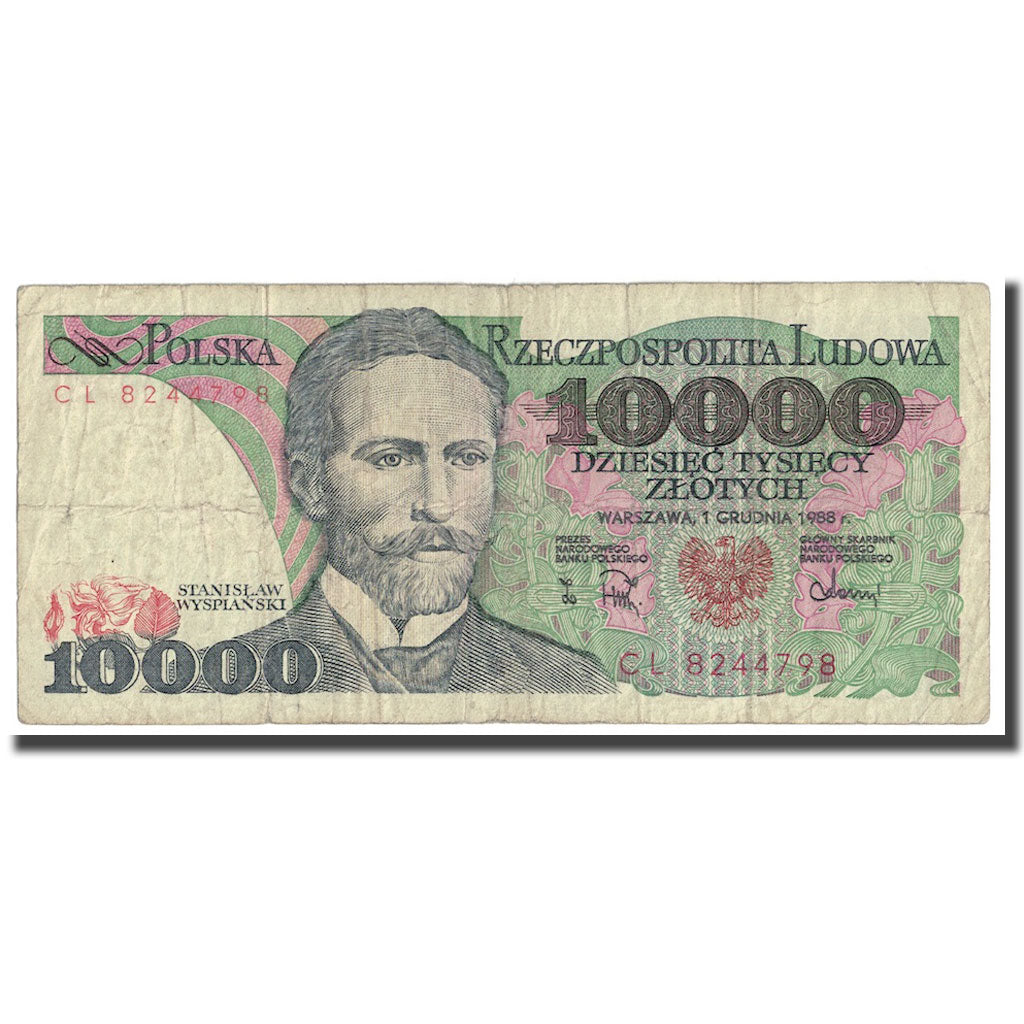 Billet, Pologne, 10,000 Zlotych, 1988, 1988-12-01, KM:151b, NEUF