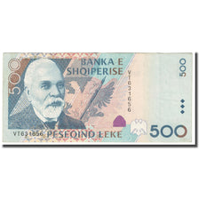 Nota, Albânia, 500 Lekë, 2001, KM:68, EF(40-45)