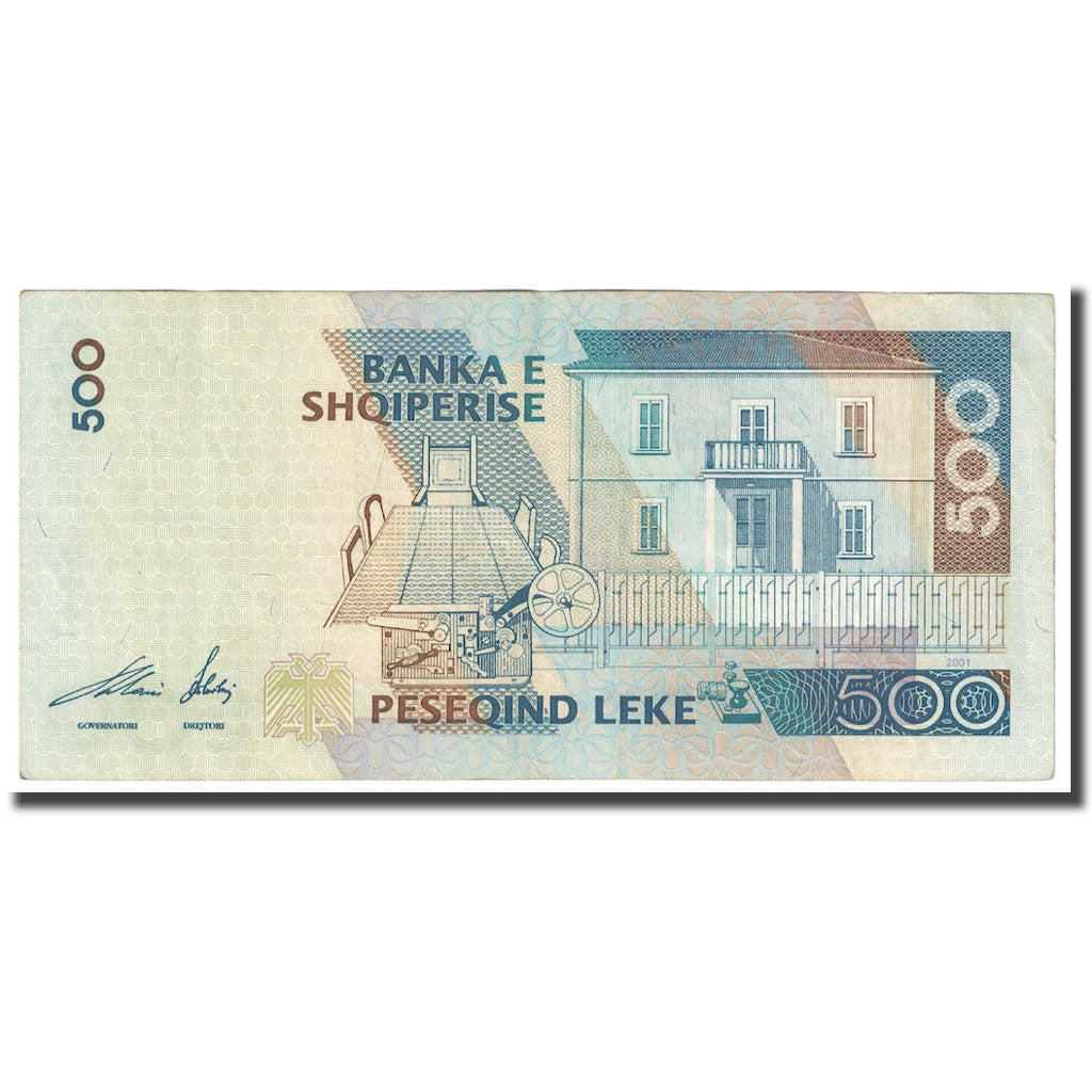 Banconote, Albania, 500 Lekë, 2001, KM:68, BB