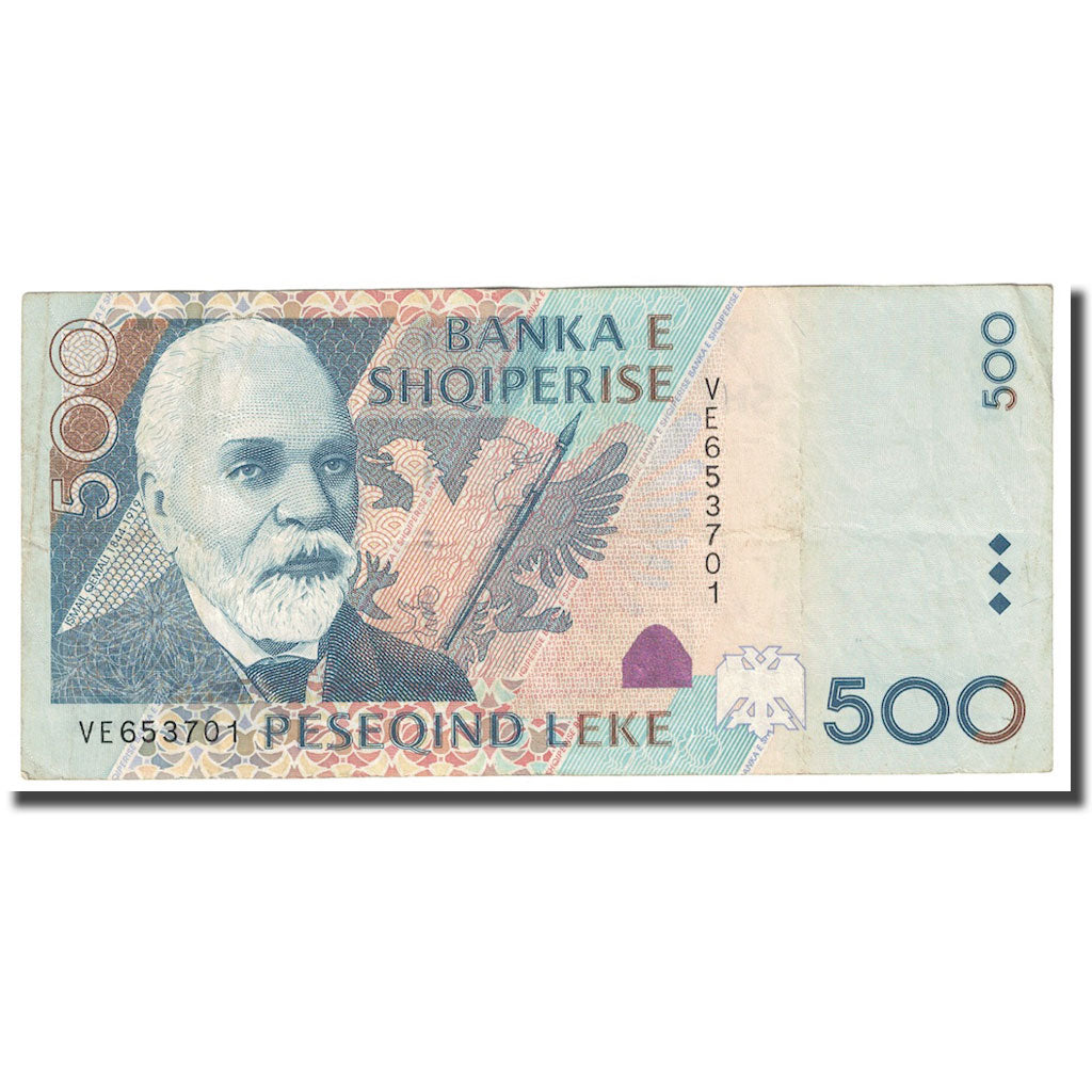Banconote, Albania, 500 Lekë, 2001, KM:68, BB