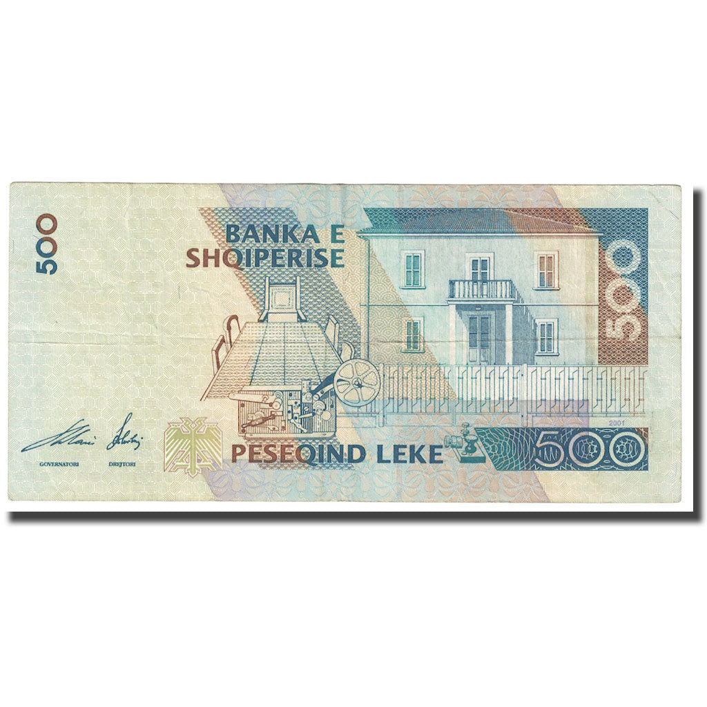 Banconote, Albania, 500 Lekë, 2001, KM:68, BB
