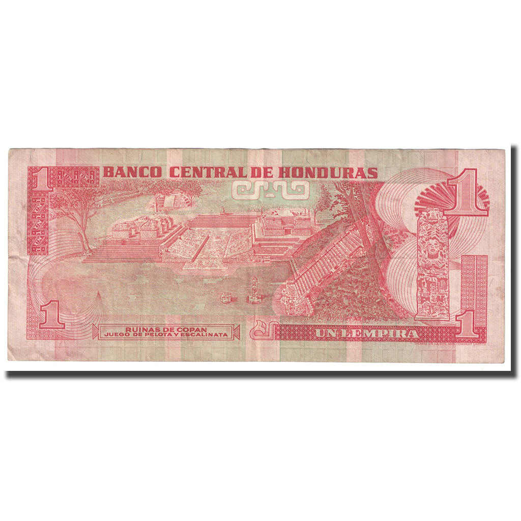 Banknot, Honduras, 1 Lempira, 1980, 1980-05-29, KM:68a, VG(8-10)