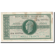 Frankrijk, 1000 Francs, Marianne, 1945, TB, Fayette:VF 12.1, KM:107