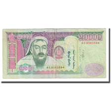 Banconote, Mongolia, 20,000 Tugrik, 2009, KM:71, B+