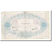 France, 500 Francs, Bleu et Rose, 1938, 1938-05-19, B, Fayette:31.11, KM:88c