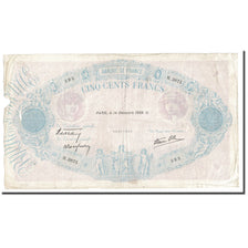 France, 500 Francs, Bleu et Rose, 1939, 1939-12-14, B, Fayette:31.11, KM:88c