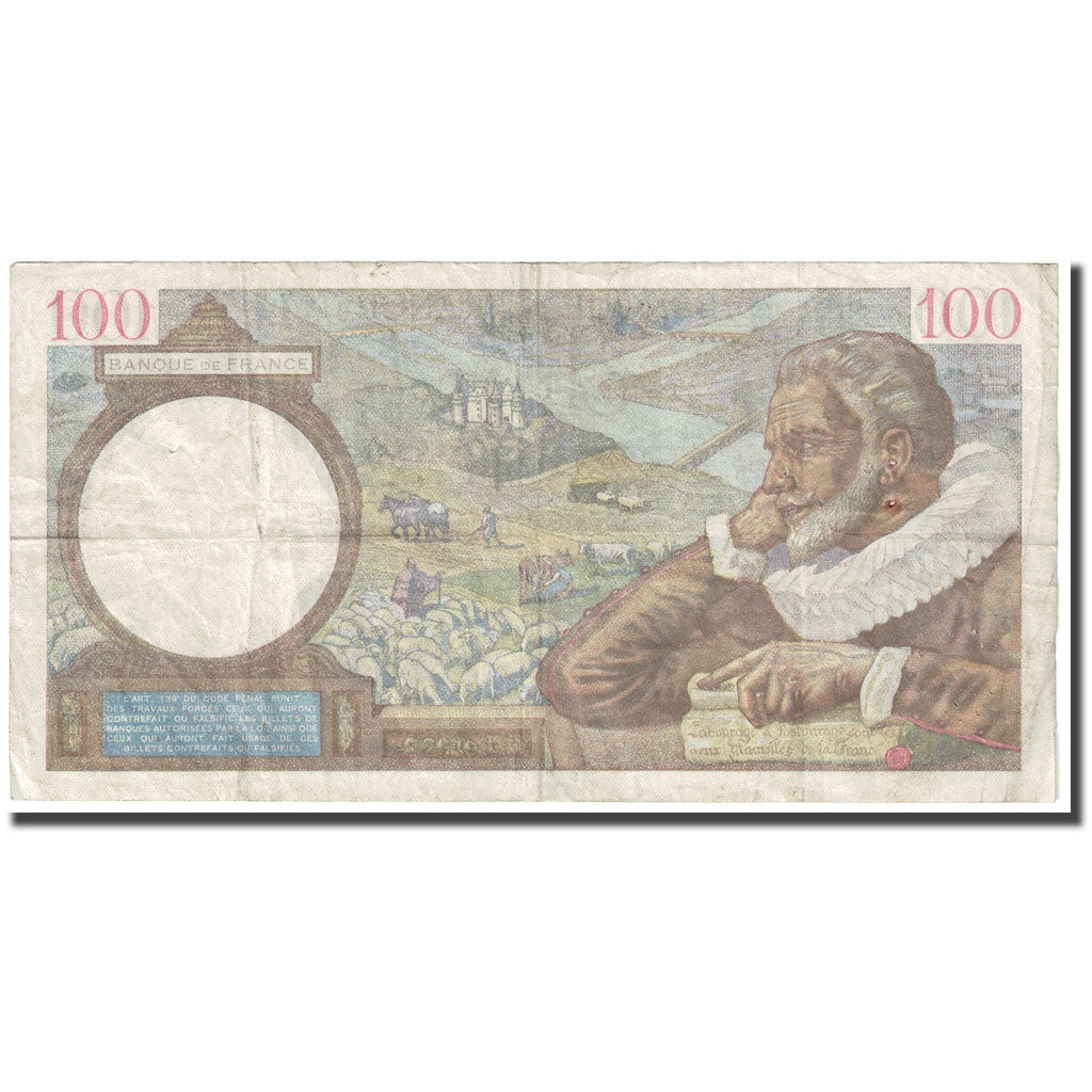 Frankreich, 100 Francs, Sully, 1941, 1941-04-30, S, Fayette:26.49, KM:94