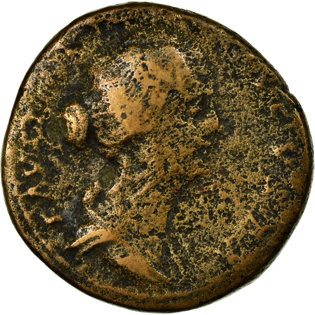 Coin, Faustina II, Sestertius, F(12-15), Copper, Cohen:136