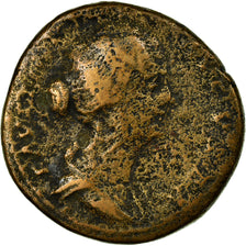 Coin, Faustina II, Sestertius, F(12-15), Copper, Cohen:136